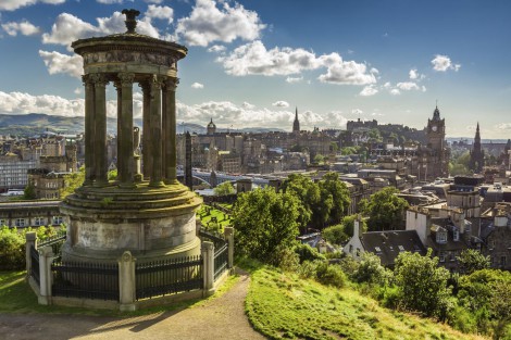 View of Edinburgh and the university